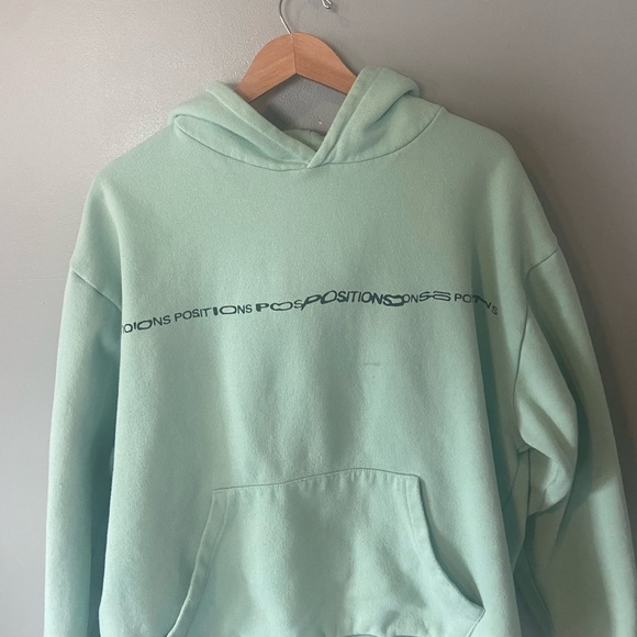 SOLD Ariana Grande Positions Mint Hoodie - Picture 8 of 11